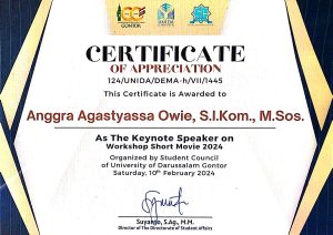 sertifikat pembicara gontor