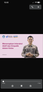 Bukti foto opening video Microlearning PMM